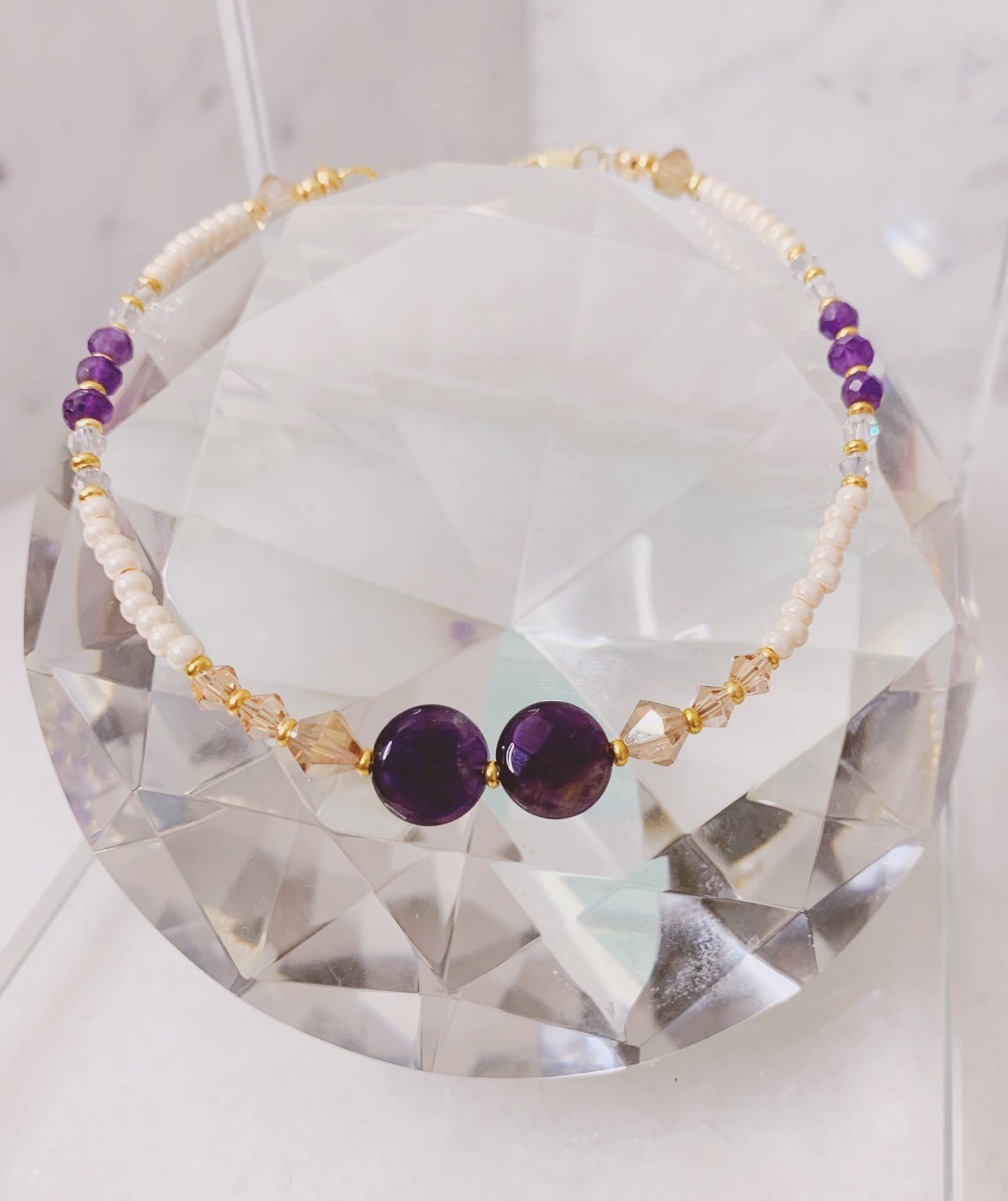 Amethyst Queen Anklet