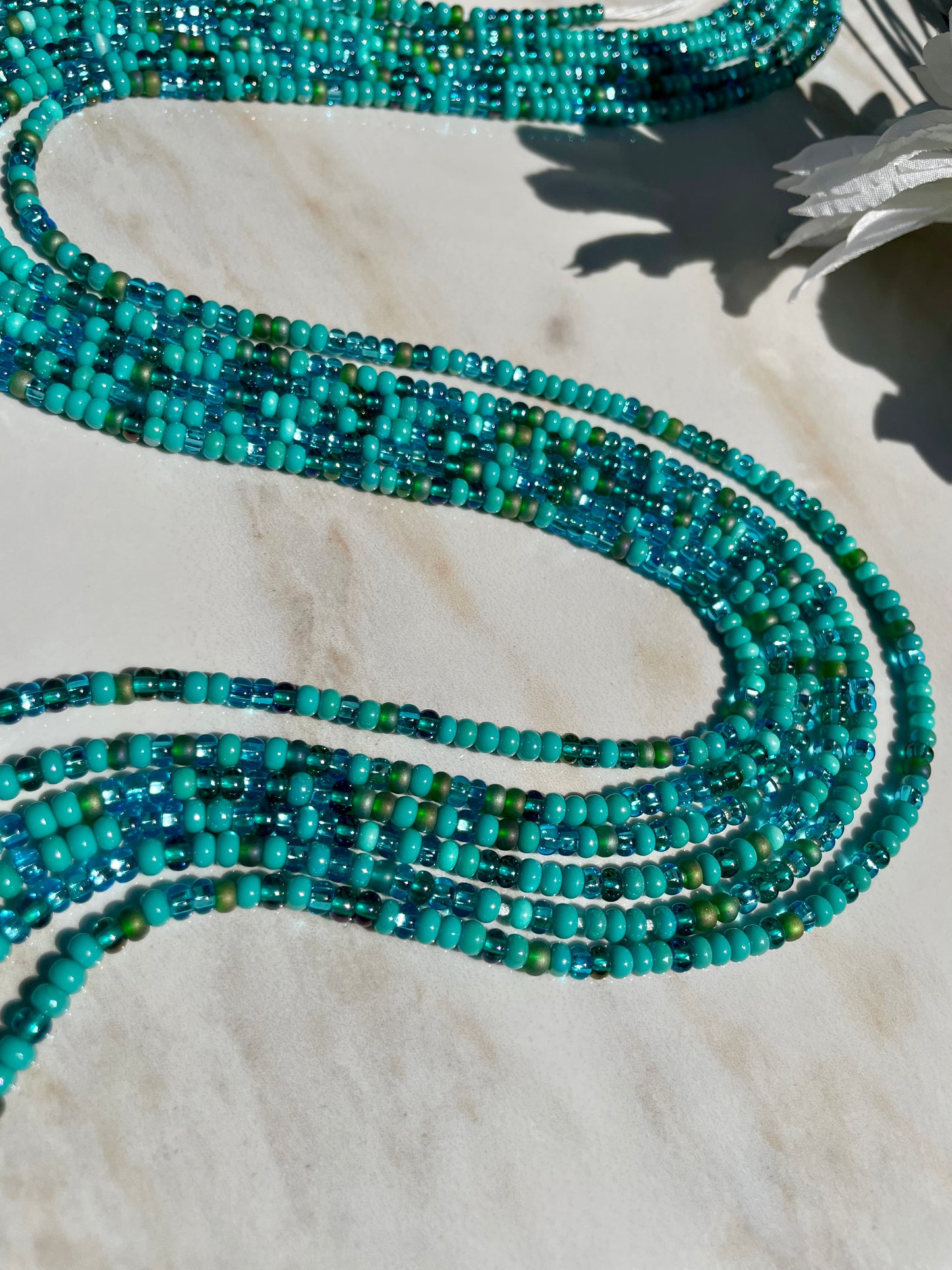 Aqua Dream – Empress Waistbeads