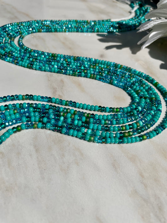 Aqua Dream – Empress Waistbeads
