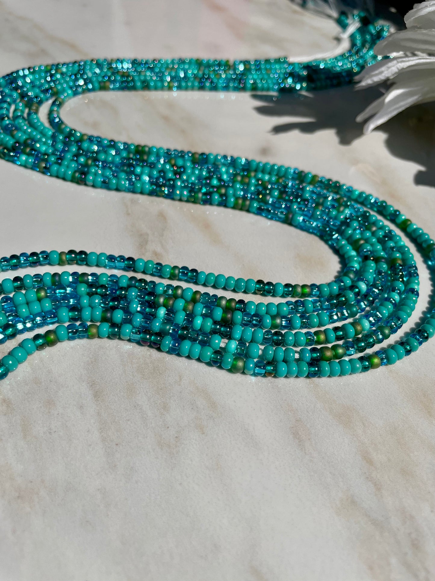 Aqua Dream – Empress Waistbeads