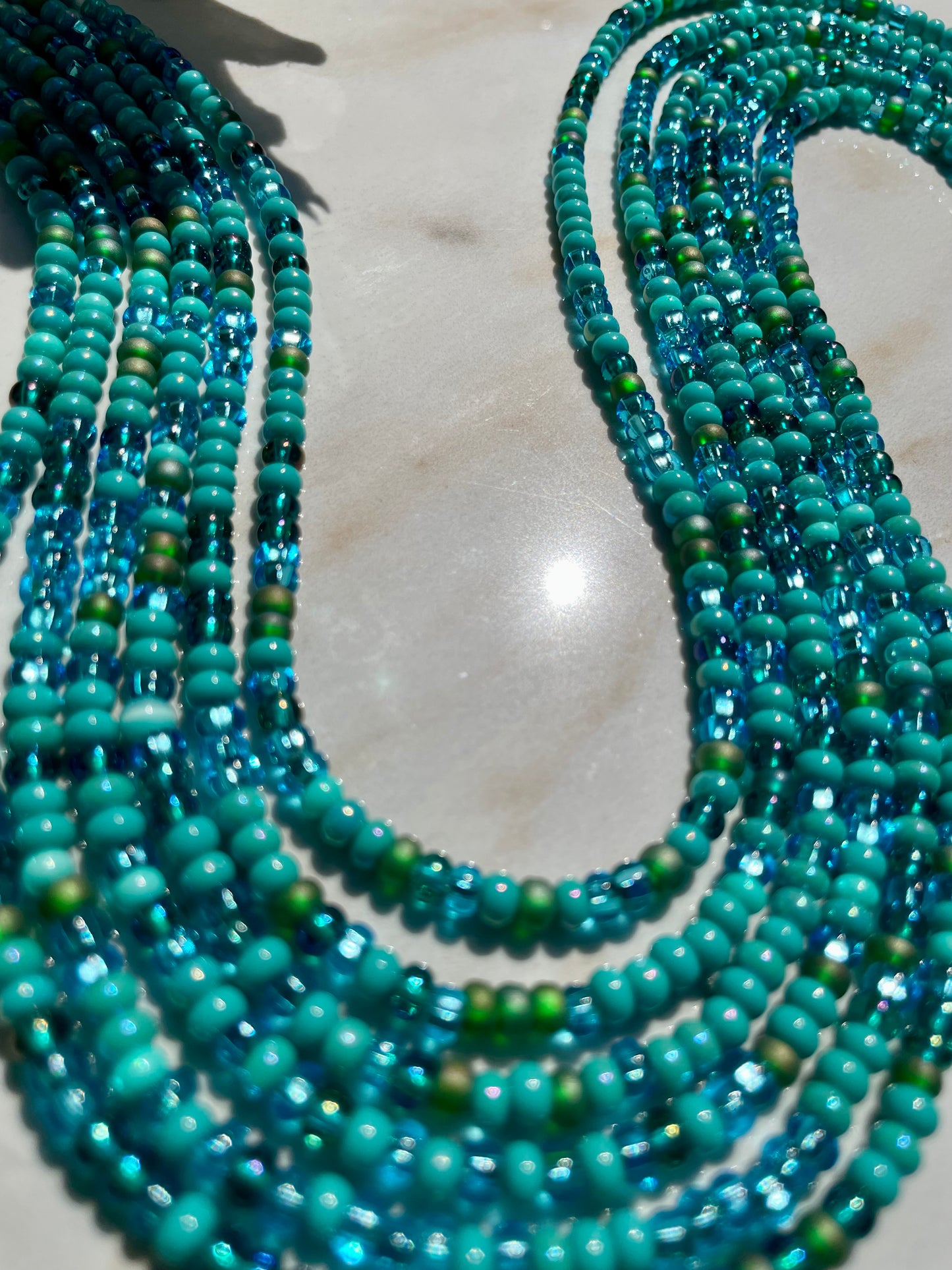 Aqua Dream – Empress Waistbeads