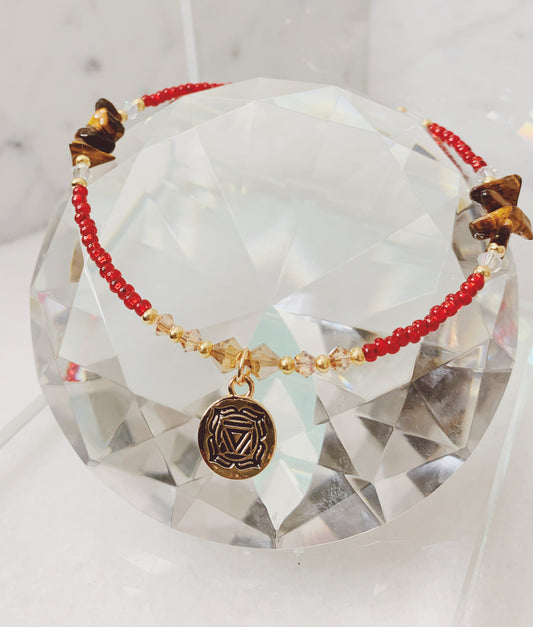 Roots Crystal Anklet
